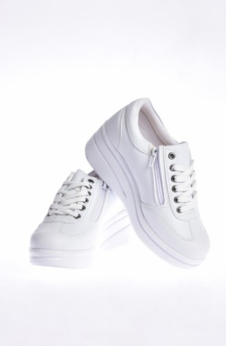 Women`s Sports Shoes 0101-03 White 0101-03