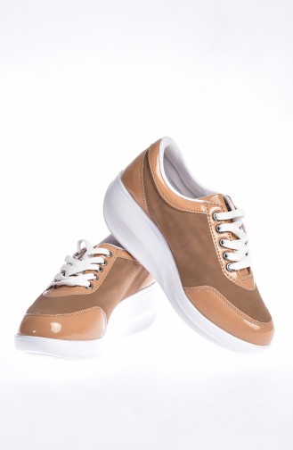 Beige Sport Shoes 0116-02