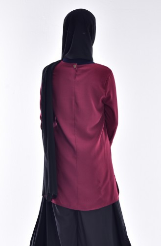 Claret Red Blouse 50357-04