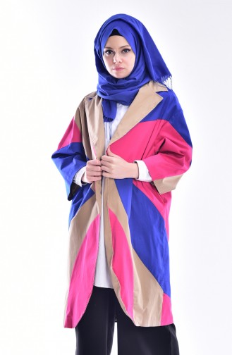 Patchwork Cape 4358-02 Saks 4358-02