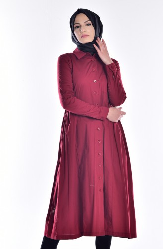 Claret red Overhemdblouse 50166-01