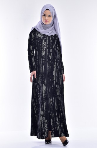 Black Abaya 1503-01