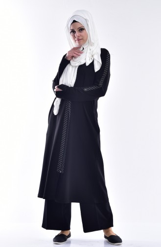 Garni Coat with Zipper 99101-01 Black 99101-01