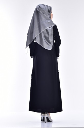 SUKRAN Sequin Detailed Dress 0120-01 Black 0120-01