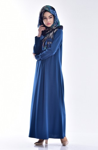 Indigo Hijab Kleider 1001-07
