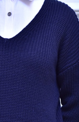 Knitwear Sweater 4001-05 Navy Blue 4001-05