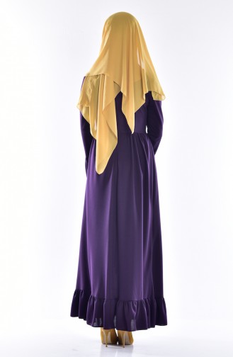 Ruch Detailed Dress 6097-02 Purple 6097-02