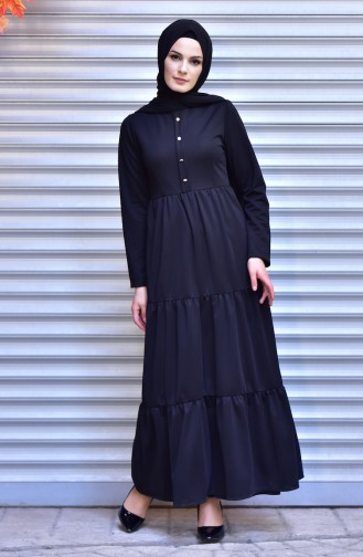 فستان مُزين بأزرار 1001-01