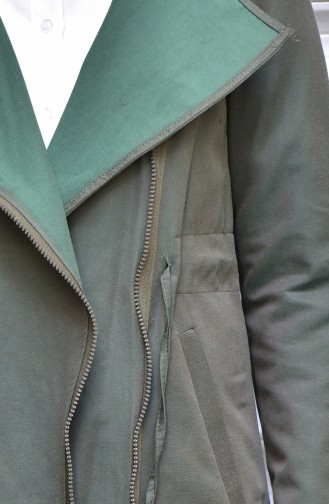 Hooded Pocket Jacket 7002-01 Green 7002-01