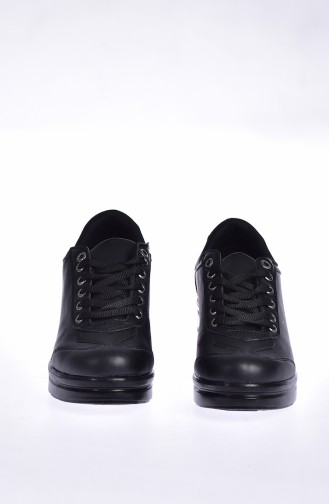 Bayan Spor Ayakkabı 0105-01 Siyah Siyah
