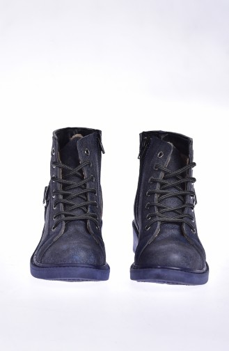 Women`s Boots 0800-02 Navy Blue 0800-02