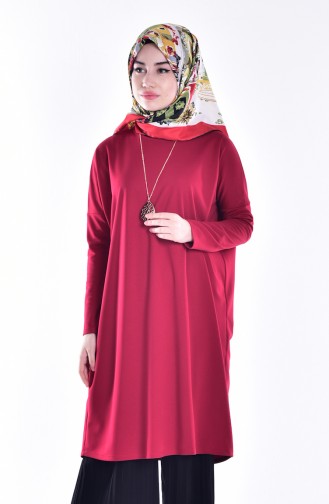 Bat Sleeve Tunic 1509A-01 Red 1509A-01