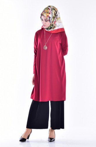 Bat Sleeve Tunic 1509A-01 Red 1509A-01