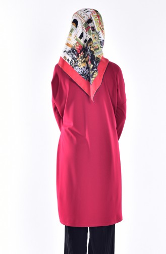 Bat Sleeve Tunic 1509A-01 Red 1509A-01