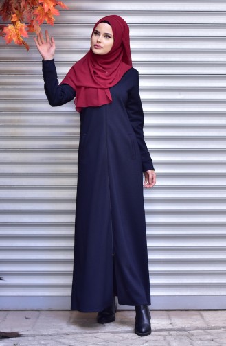 Dunkelblau Abayas 2420-02