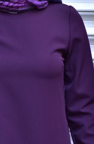 Tunic Trousers Suit 1718-05 Purple 1718-05