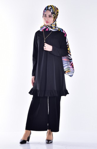 Tunic with Necklace 1500A-01 Black 1500A-01