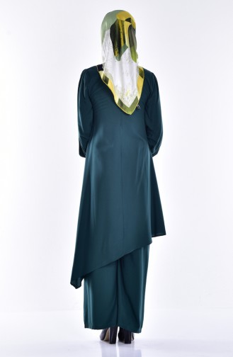 Tunic Trouser Double Suit 2101-01 Emerald Green 2101-01