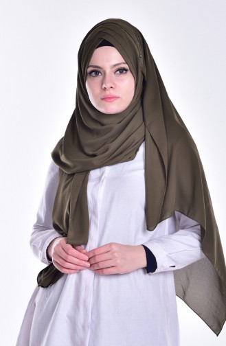 Khaki Praktischer Turban 02