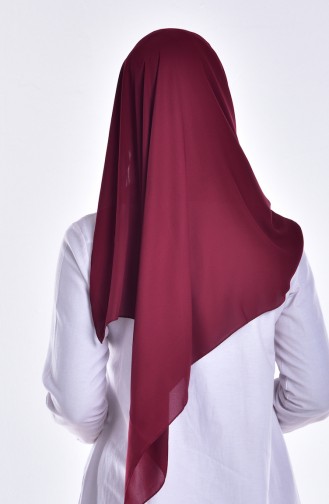 Hellbordeaux Praktischer Turban 15