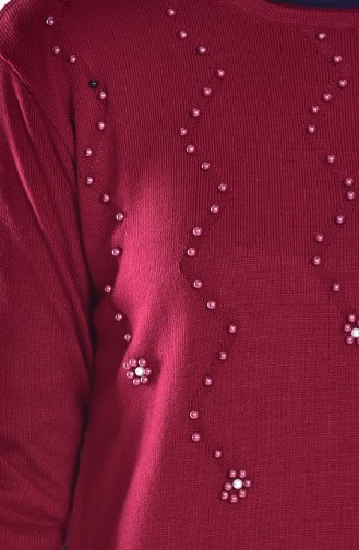Claret Red Sweater 1750-05