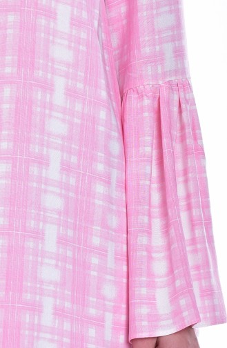 Pink Hijab Dress 10081-02