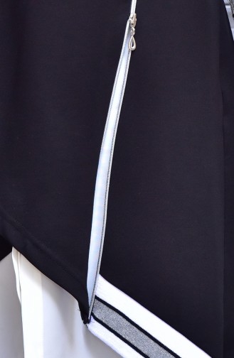 Shabby Coat with Pockets 1523-01 Black 1523-01