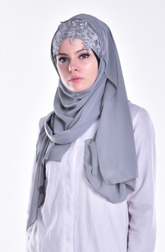 Dark gray Sjaal 11