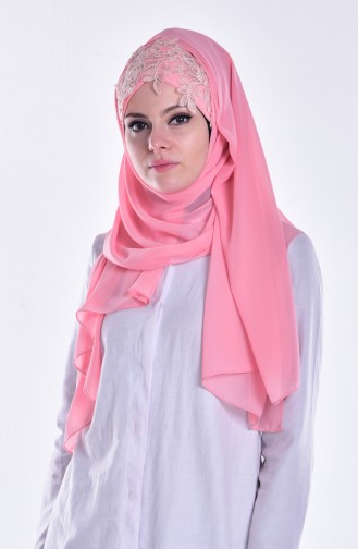 Pink Shawl 13