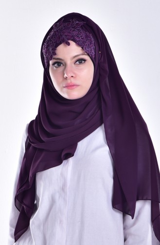 Purple Shawl 17