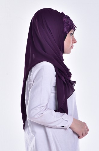 Purple Shawl 17