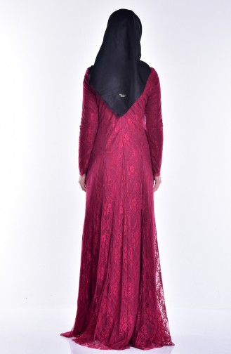 Habillé Hijab Fushia 83016-02