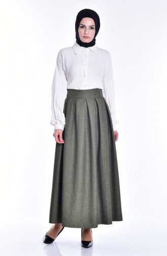 Khaki Skirt 1140-02