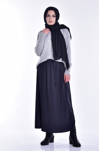 Elastic Waist Skirt 1821C-02 Black 1821C-02