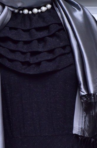 Pearl Detail Dress 30354-01 Black 30354-01