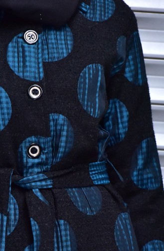 Cape a Motifs 2845-04 Pétrol 2845-04