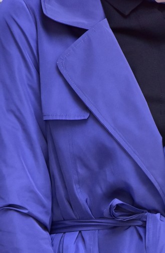 Light Navy Blue Raincoat 5052-06