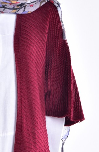 Claret red Poncho 31021-03