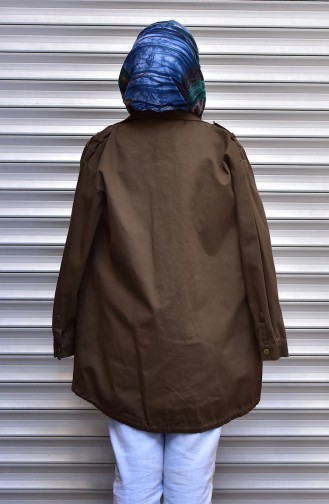 Khaki Winter Coat 4528-03