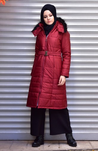 Claret Red Winter Coat 5120-01