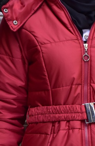 Claret Red Winter Coat 5120-01