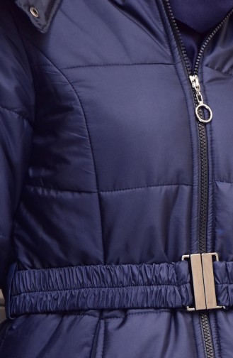 Navy Blue Winter Coat 5120-02