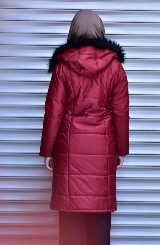 Claret Red Winter Coat 5130-03
