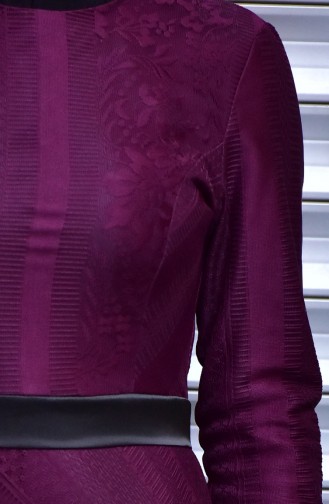 Purple Hijab Dress 32858-05