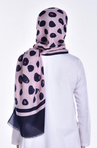 Sarar Bedruckter Schal 1048-04 Helles Grün 04