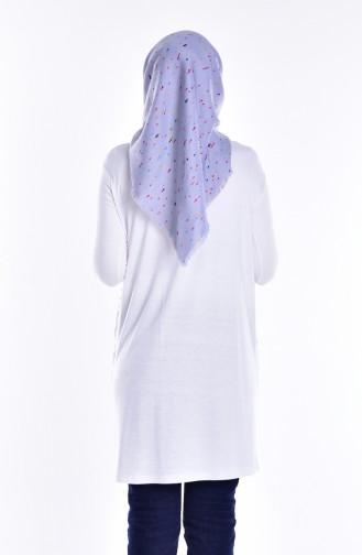Hamile Tunik 0637-06 Beyaz