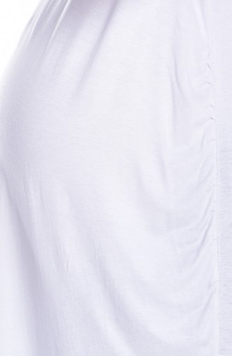 Hamile Tunik 0637-06 Beyaz
