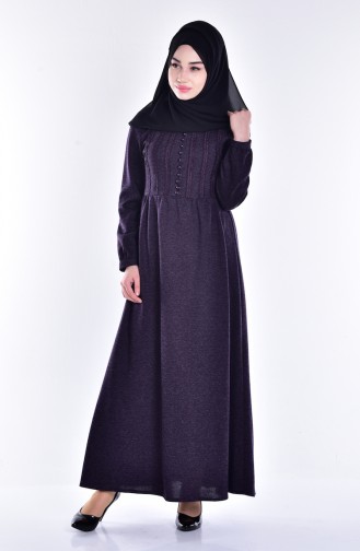Purple Hijab Dress 0150-03
