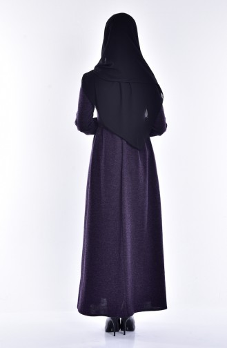 Purple Hijab Dress 0150-03