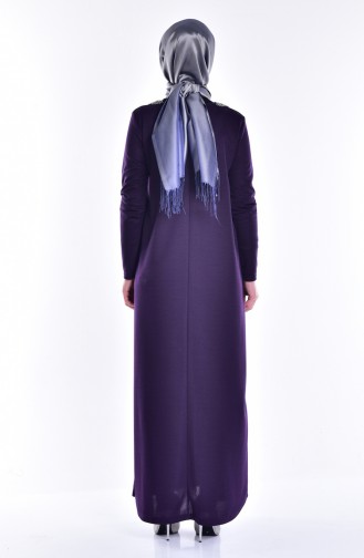 Purple Hijab Dress 2125-03